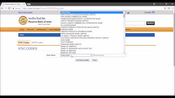 IFSC CODE : How to get Bank IFSC code online?