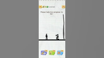 Tech gamer 13 : Draw 2 save level 103 || Please help him to propos her || #shorts #draw2save #song