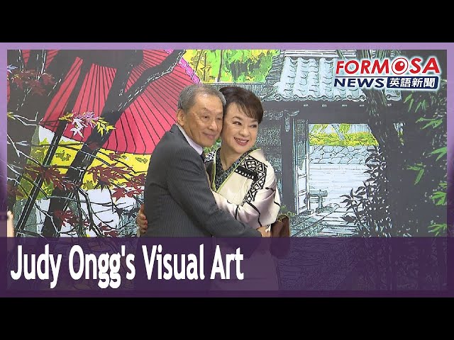 Beloved singer Judy Ongg has opened an exhibition of her own visual art｜Taiwan News