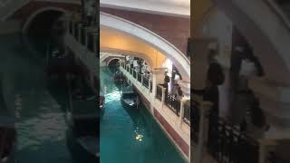 Inside the luxurious The Venetian Hotel in Macau, China