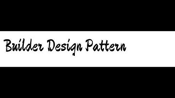 3 - Design Patterns - Builder Design Pattern - Yazilim Tasarim Kaliplari - Builder Tasarim Sablonu
