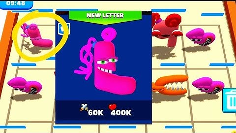 [LLL VERSION] NEW letter  in  Merge Master Alphabet Number ⭐⭐⭐⭐⭐ Abcdefgijkl  #mergealphabetlore