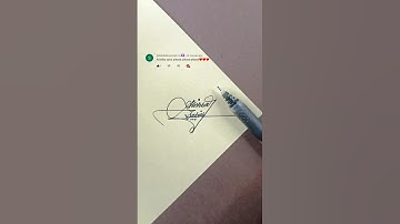 Sign your signature Alishba❤️