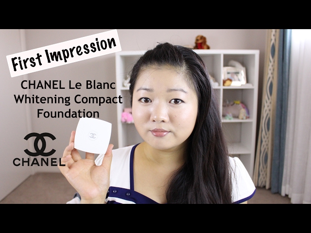 First Impression: Chanel le blanc whitening compact foundation