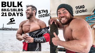 21 DAY BULK (8kg/18lbs): World's Longest NON-STOP Swim