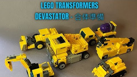 LEGO TRANSFORMERS - DEVASTATOR (READY TO COMBINE)
