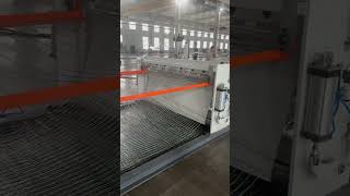 Wire mesh welding machine in smooth operation. #mesh #machine #factory #machineryexport