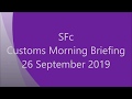 Sf consulting custom morning briefing september 2019