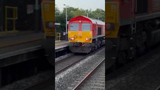 Class 66 ‘66059’ DB Cargo UK Passing Willington with Tone #train #rail #shorts #trains #railway