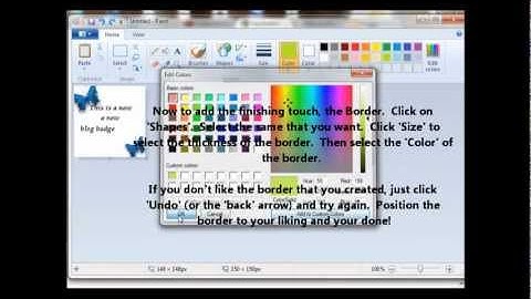 How To Create A Blog Badge - V13