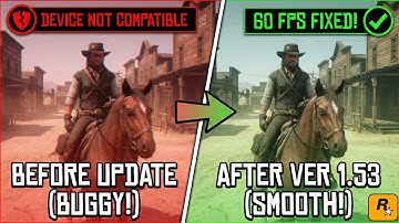 RDR Mobile 1.53 Update: Fix "Device Not Compatible" & Black Screen (Rockstar Version)