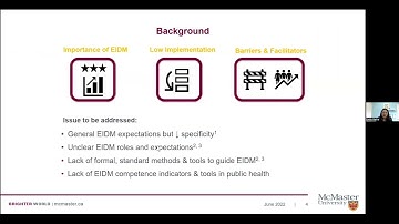 Spotlight Webinar: Evidence Informed Decision Making (EIDM) Competence Measure
