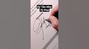Signature Like A Billionaire | Name: Khoa #signature #design #khoa