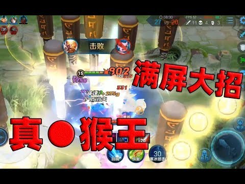 先行服猴子加入觉醒之战，满屏大招还有无限技能，这才是真猴王