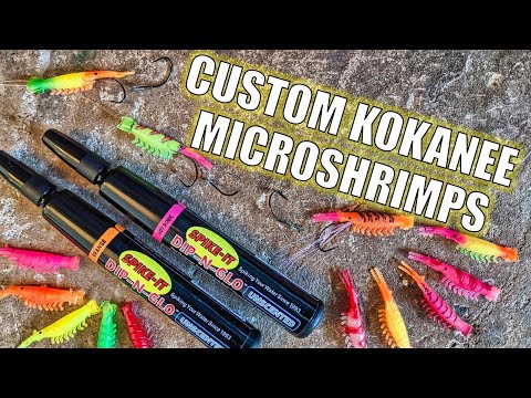 Making Custom Kokanee Microshrimp Lures 