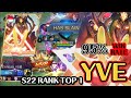 NO DEATH!!YVE 95% WINRATE NEW BEST BUILD -TOP 1 GLOBAL YVE BY Enricaa 사랑-MLBB