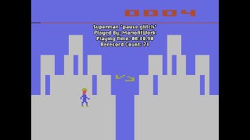 [TAS] A2600 Superman "pause glitch" by MarioAtWork in 00:10.90