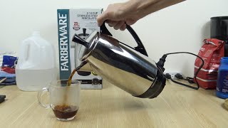 Farberware Percolator Coffeemaker No Commentary Test Demo