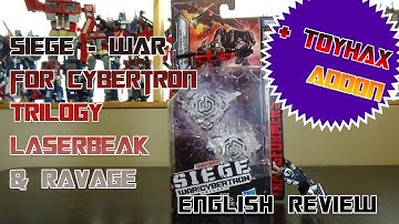 Video Review for Siege Lazerbeak & Ravage PLUS Toyhax addon