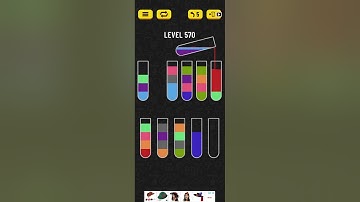 water sort puzzle level 570