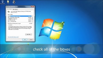 Windows 7 disk cleanup tutorial(HD)