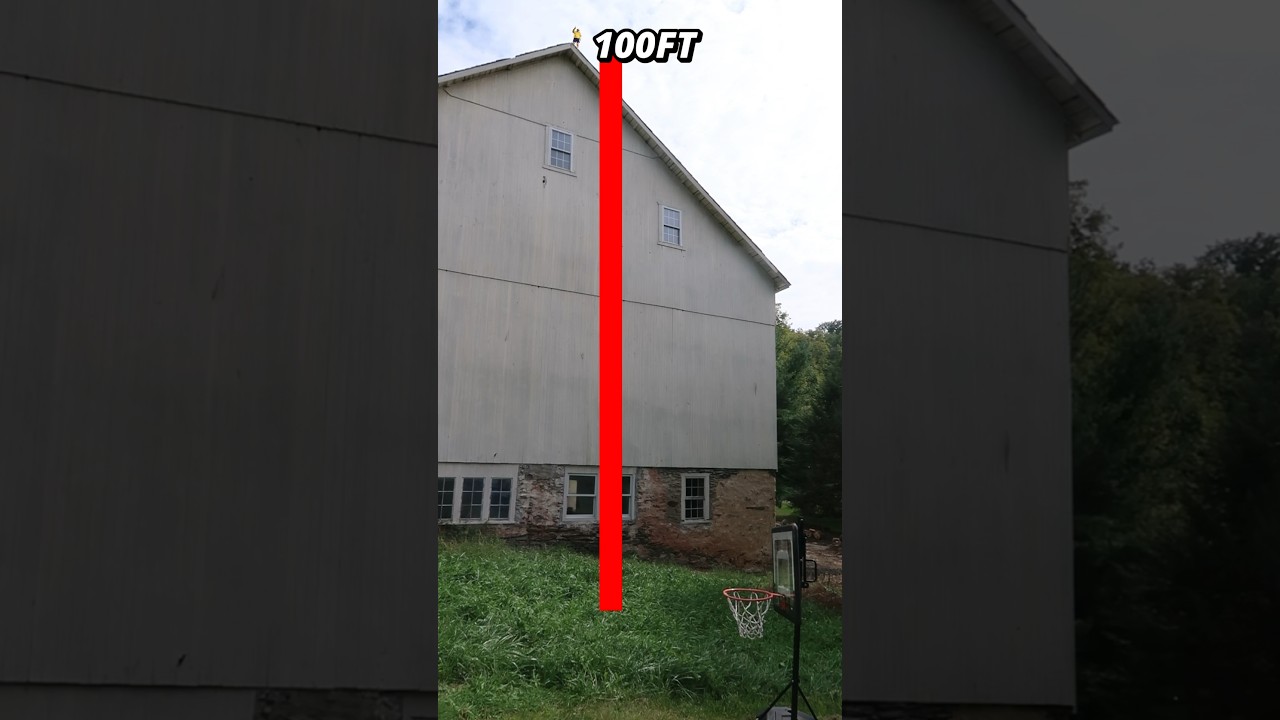 100ft High Basketball Shot