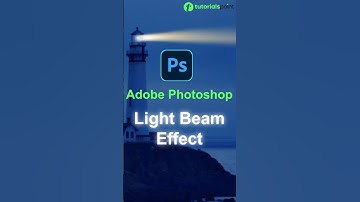 Create LIGHT BEAM Effect in Adobe Photoshop ( Learn in 30 Seconds ) #shorts #photoshop