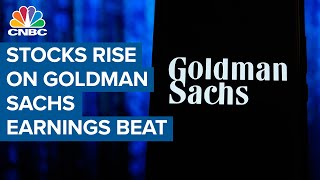 Stocks open higher on Goldman Sachs earnings beat and positive vaccine data