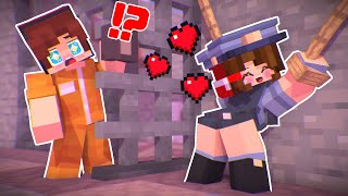 MAIZEN : JJ Sister PRISON GAMES with the warden?! - Minecraft Animation JJ & Mikey