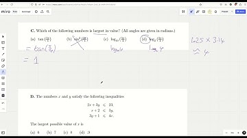 MAT Specimen Paper 2 Short Questions A-E