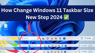 How Change Windows 11 Taskbar Size [New Step 2024 ✅]