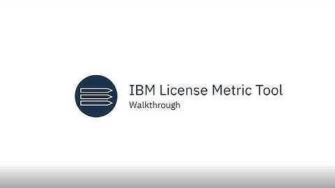 License Metric Tool walkthrough
