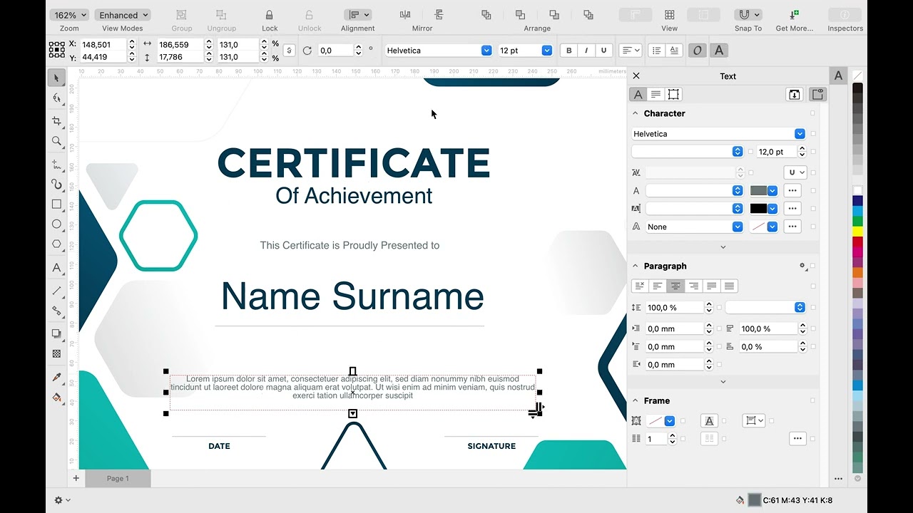 Membuat sertifikat secara cepat menggunakan coreldraw