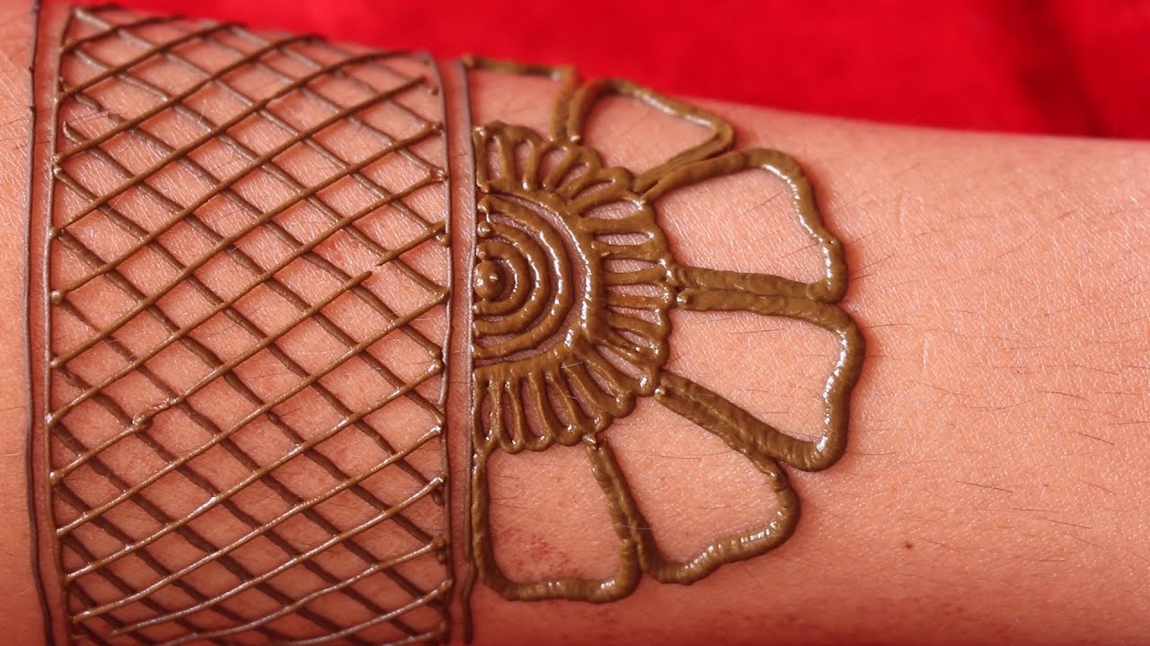 Easy to apply arabic simple hand mehndi design  beautiful and easy henna mehndi  latest mehendi