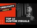 Top 10 Power BI Custom Visuals