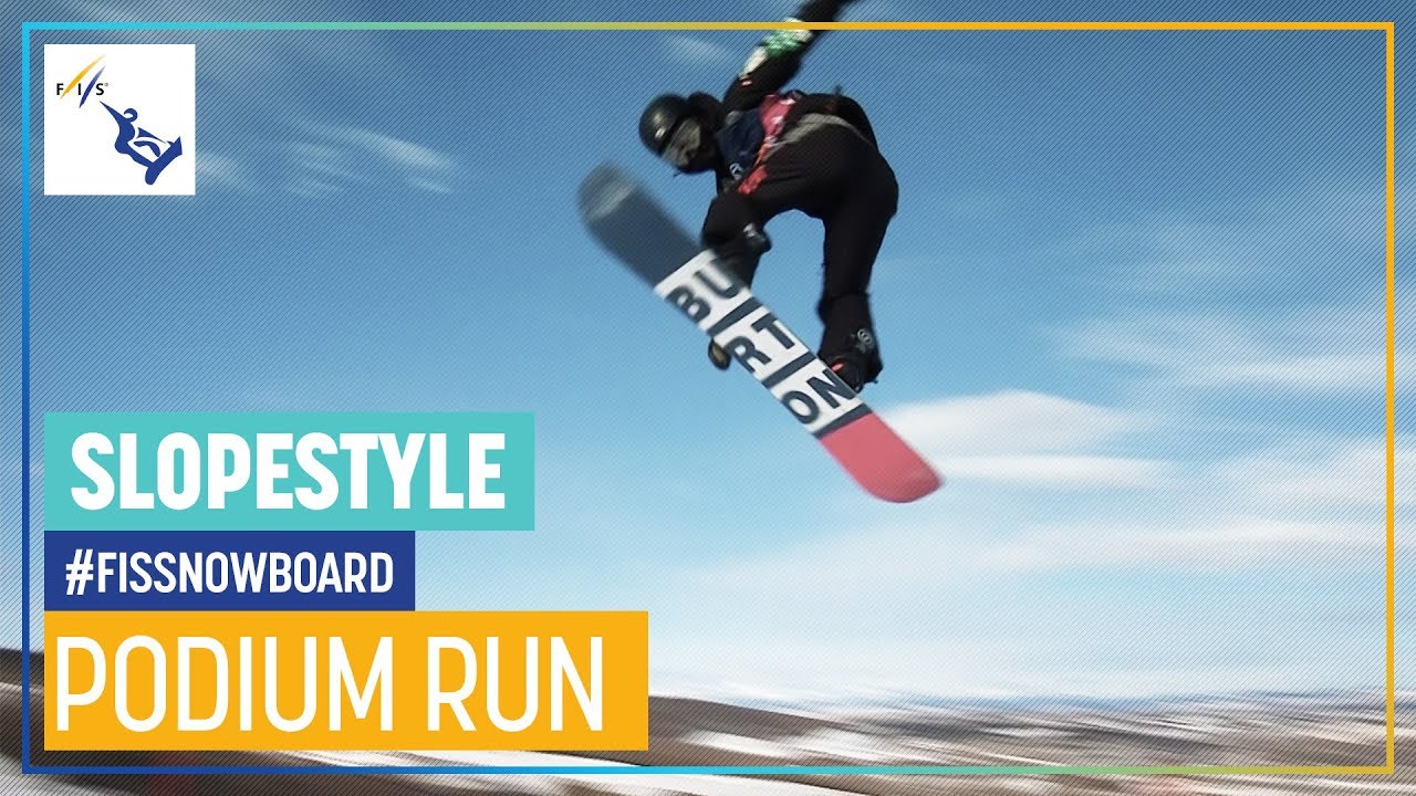 Ruki Tobita Men's Slopestyle Calgary 2nd place FIS Snowboard