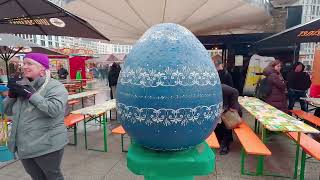 🌷 Easter Market at POTSDAMER PLATZ, Berlin | GOOD FRIDAY Celebration 🐣🎡 | 4K Walking Tour
