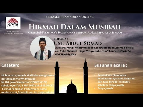 bincang-bersama-uas-|-"-hikmah-dalam-musibah-"-|-keluarga-pengajian-muslimin-indonesia-belgia-|-live
