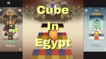 Rolling Sky Level 17 Cube in Egypt • Re-skinned