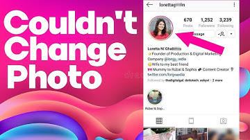 How To FIX Instagram Not Letting You Change Photo - Sorry We Couldn