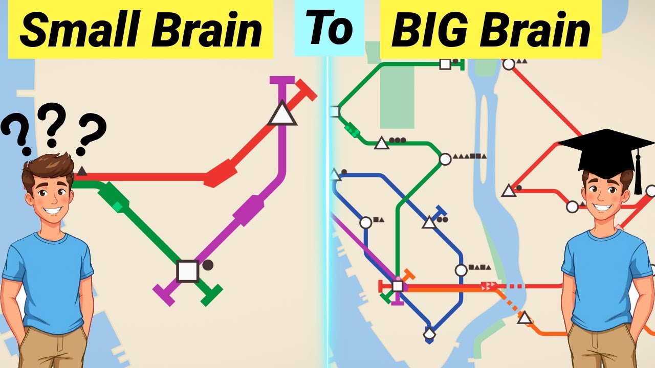 New Strategies to go from NOOB to PRO in Mini Metro!!