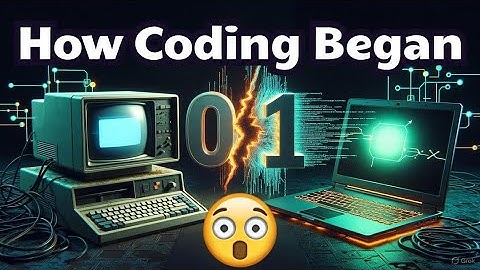 How Coding Was Born, #technology, #tech, #education