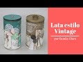 Lata Vintage - por Camila Claro