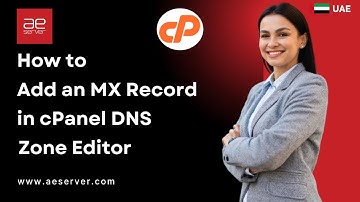 How to add an MX Record in cPanel using DNS Zone Editor with AEserver