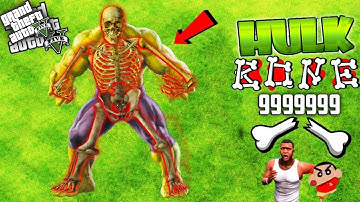 GTA 5:😍 Breaking Every Bones As Hulk & Shinchan Crack Hulk Bones ! Brownii Gamer (GTA5 Mods)