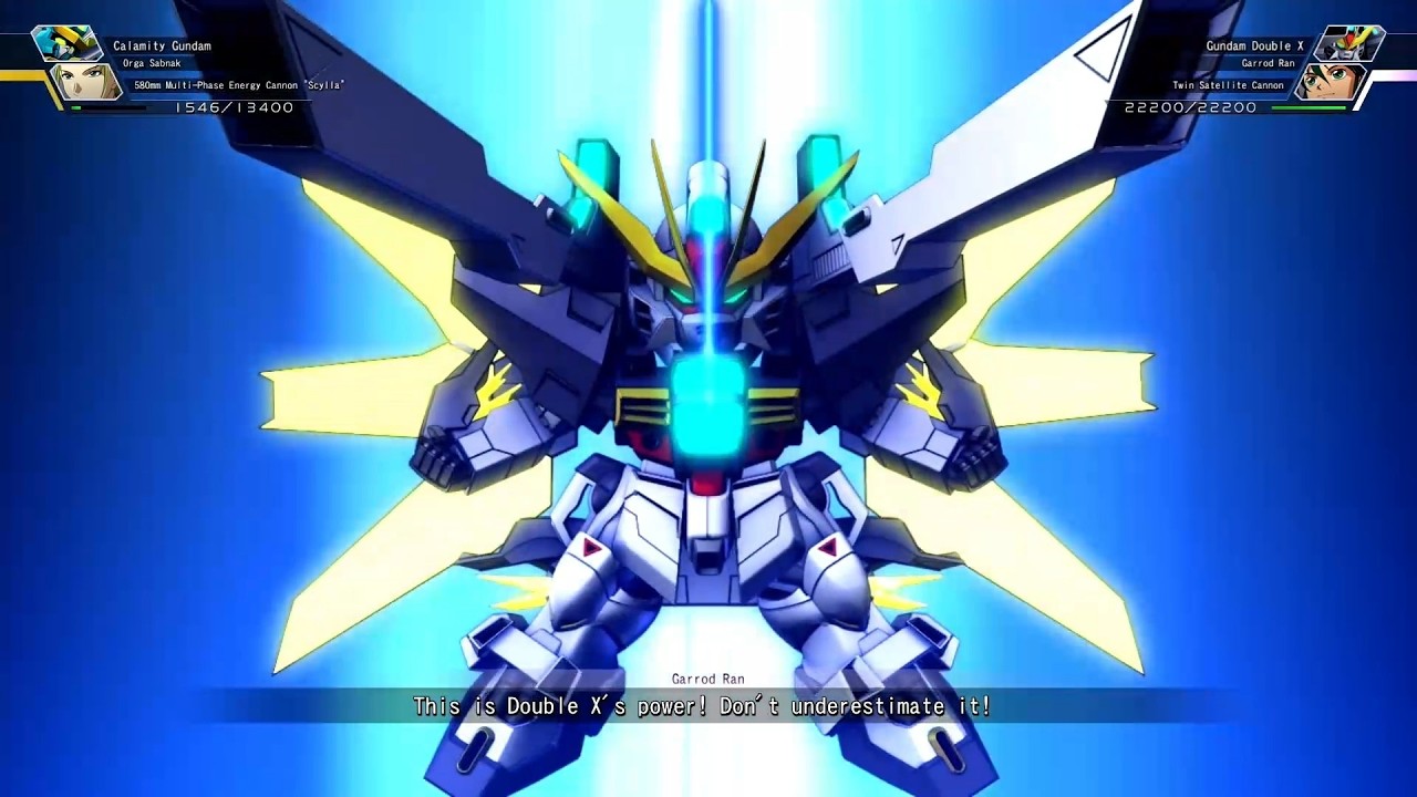 SD Gundam G Gen Cross Rays - GX-9901-DX Gundam Double X (Garrod Ran) (After War Gundam X)