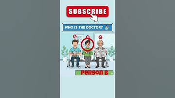 Only Geniuses Can Spot the Doctor 🤯 Logic Puzzle #shorts