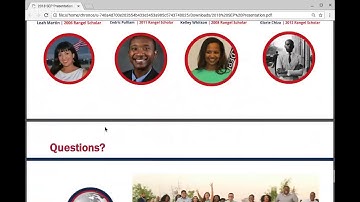 Rangel Summer Enrichment Program Virtual Info Session