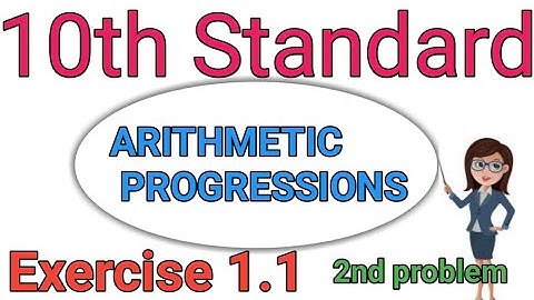#10thclass #Mathematics# lesson1 #arithmetic progressions Exercise 1.1 #2nd problem with solution