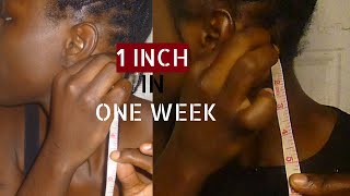 7 DAYS INVERSION METHOD CHALLENGE... Get an extra inch on your hair a month || RESULTS